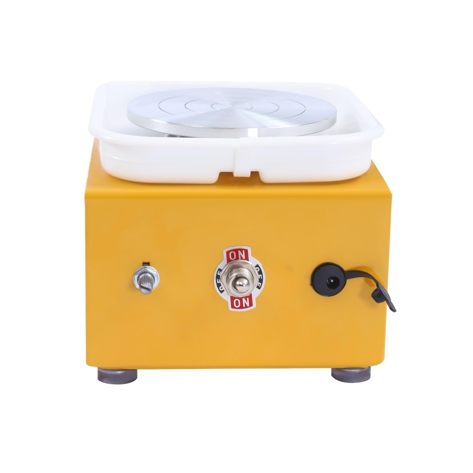 Elektryczne Mini Koło Garncarskie, Zestaw Garncarski, Obrotowy Talerz 2000 Obr./min. Z Wyjmowaną Misą ABS, 10 Cm Ceramiczny Do Rękodzieła Glinianego Obraca Się Stabilne Płynnie