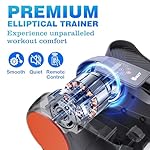 Under Desk Elliptical Machine, Electric Under-Desk Elliptical for Seniors - Mini Elliptical Exercise Equipment for Home with 12-Speed Touch Screen, Remote Control & Reversible Motion - Image 2