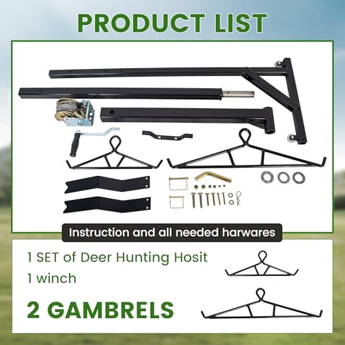 ECOTRIC Truck Hitch Deer Hoist