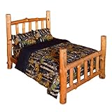 Regal Comfort Black Woodland Camo 1 Piece Comforter Spread - Queen / Full -