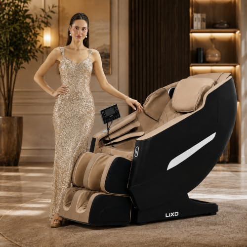 Lixo Massage Chair LI4400A Black LI4400A_Brown+black - Image 3