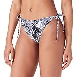 calvin klein slip bikini allacciatura laterale donna sportivo, multicolore (ip palm collage black aop), l