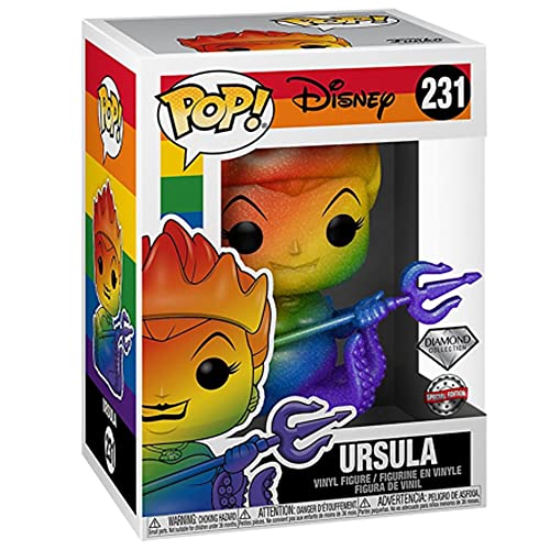 Funko Disney Pride 2021 Diamond Collection Pop! Ursula (Rainbow) Vinyl Figure Hot Topic Exclusive