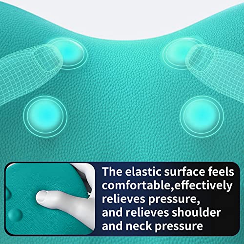 Kellykessa Neck And Shoulder Relaxer, Neck Hump Corrector, Neck Stretchers,Cervical Neck Traction Pillow, Back Massager For Back Pain Spinal Relaxer For Tmj Pain Relief And Neck Stretcher (Blue) #TOP5