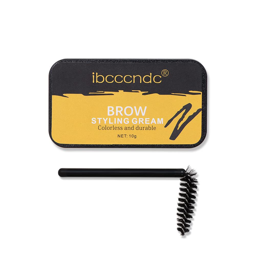 Brows Styling Soap Kit - Long Lasting Waterproof Smudge Proof Eyebrow Styling Pomade and Setting Gel Balm