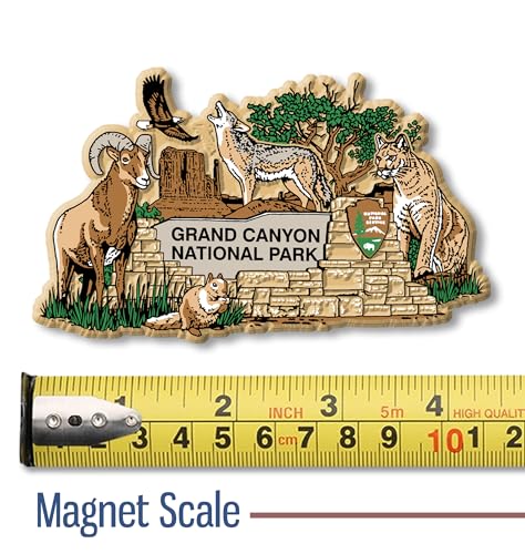 Imán de señal de entrada Parque Nacional Grand Canyon 4.1" x 3" miniatura 2