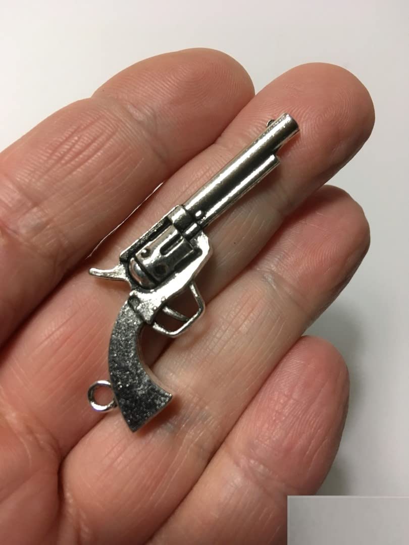 M01350-FS Miniature Gun Revolver Pistol Weapon Mini 48 x 20 mm Doll Scale MOREZMORE