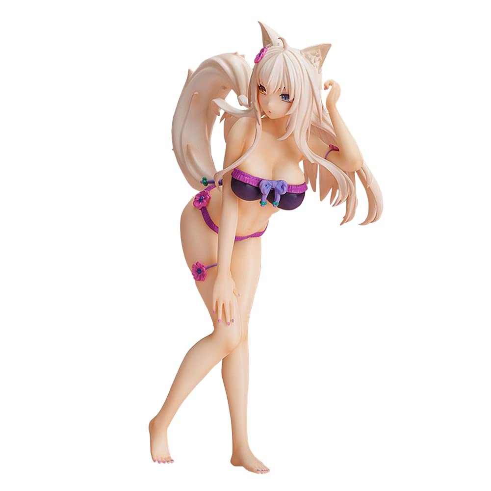 Tongyundacheng Anime Nekopara Action Figure 14cm Coconut and Azuki Figure Statue Model PVC Figurine Collection Ornaments Decorations