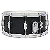 Pacific Drums Concept Maple Snare Drum, 14" x 6.5", Satin Black | Features a 10-ply European Maple shell and high-end DW drum hardware #1