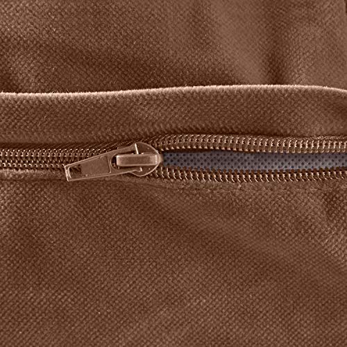 Almohada microfibra sherpa 61x46x13 cm latte miniatura 5