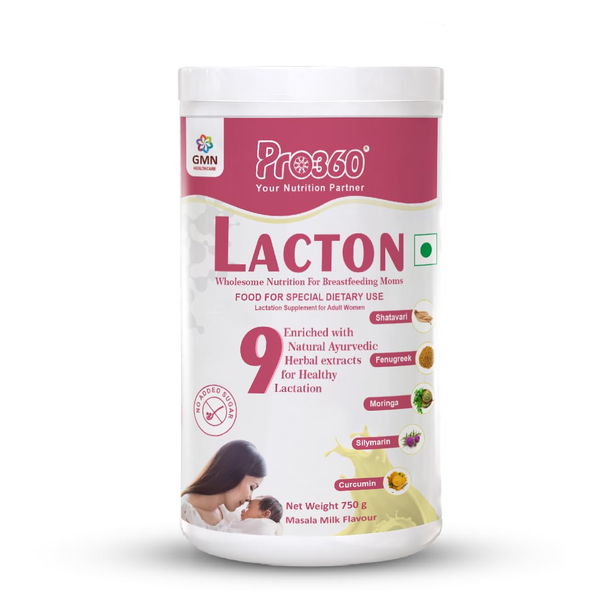 Pro360 Lacton for Breastfeeding and Lactating Mothers Milk Nutrition Powder -