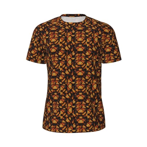 T-shirt court respirant monarque contre la chaleur en running homme
