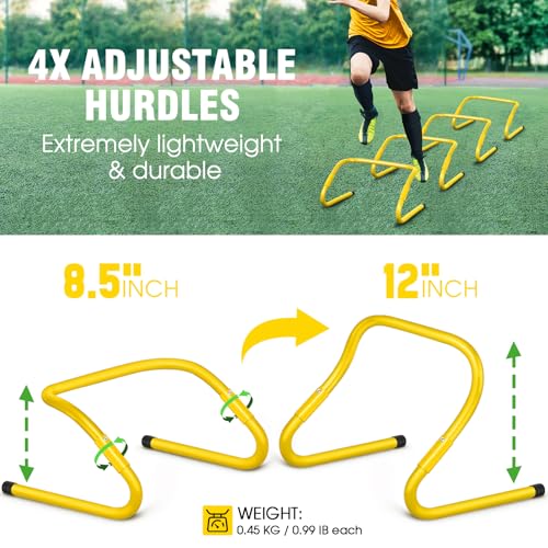 image for X-UMEUS Agility Ladder Speed Training Equipment Set-20ft Agility Ladde