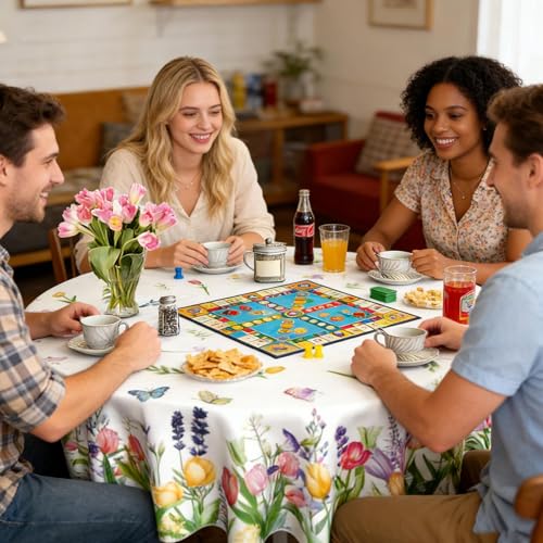 Nappe en tissu lavable et réutilisable pour protection de table