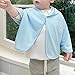 Toddler Girls Boys Lightweight Sunscreen Hoodie Baby Breathable Outwear Shirt Zipper Outdoor Fishing (Blue, 3-4 Years)