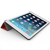 KHOMO iPad Air 2 Case - DUAL Series - ULTRA Slim Cover with Auto Sleep Wake Feature for Apple iPad Air 2nd Generation Tablet, Red-Black (ip-air-2-rb-2)