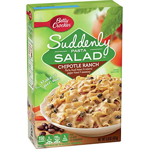 Betty Crocker Suddenly Chipotle Ranch Pasta Salad Mix, 5.9 oz (Pack of 12)