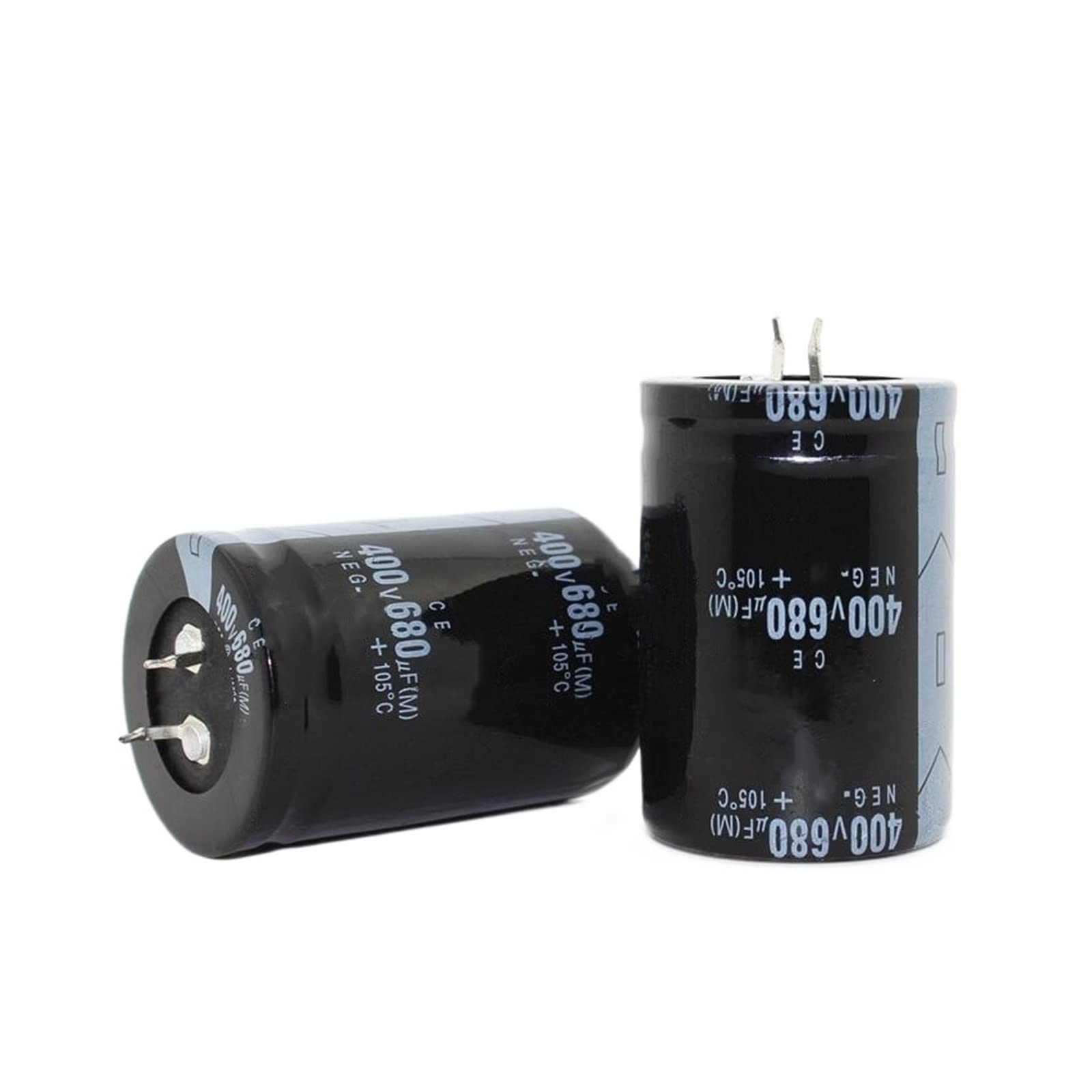 Kondensator 2 Stück 680 UF ​​400 V Aluminium-Elektrolytkondensator 400 V680 UF ​​35 * 50 mm