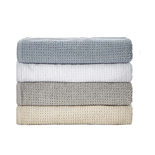 Image of Nautica - Cotton Hand, Fingertip & Bath Towel Set, 6 Pack Towels