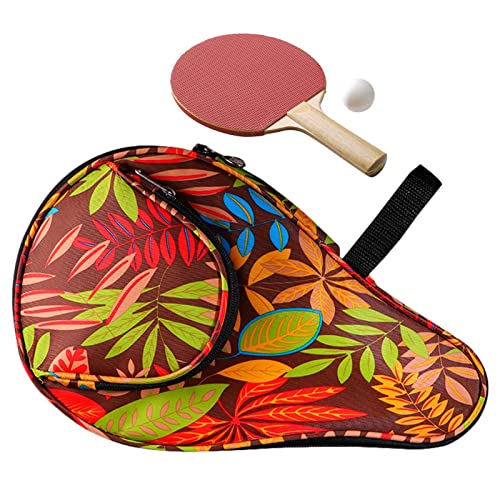 卓球ケース | 落下に強い卓球ラケット収納 | トレンディなカラフルな卓球ラケット バッグ カバー、独立した小さなバッグには卓球ボールを収納できます。 友人、ティーンエイジャー、家族のための独立したスポーツボールバッグ付きの伸縮性のあるスポーツコンテナバッ