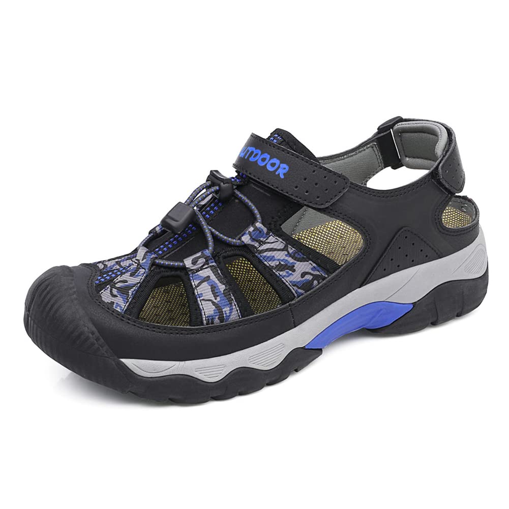 Sandali Estivi Uomo Esterni Spiaggia Traspirante Casual Sandali Sportivi all'aperto Trekking Passeggiata Antiscivolo Sandalo Acqua