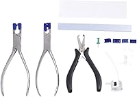 Vista 5 de Rimless Glasses Frame Silhouettes Eyeglass Optical Kit Plier Repair Disassembly Tool