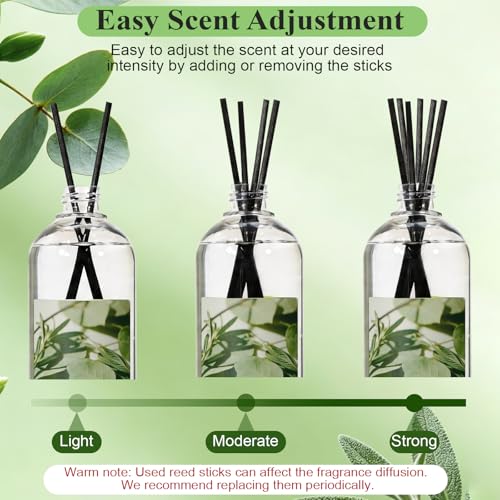 Image of SCENTORINI Reed Diffuser Oil Refill, Eucalyptus Sage Diffuser Oil 16.9 Oz