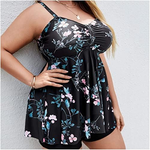 Swimming Costume Women 2 Piece High Waisted Tummy Control Swimsuits