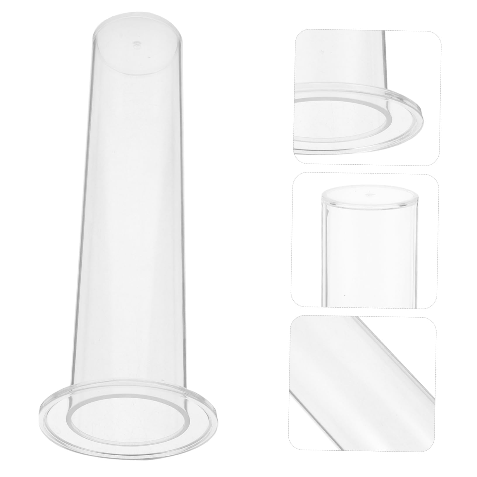 FRCOLOR 2pcs Haars pange Acrylständer haarklammer aufbewahrung klare elastische Haarbänder Aufbewahrung von Armbänder Haarspangen Haarnadel Organizer für Haargummis Haarbandhalter