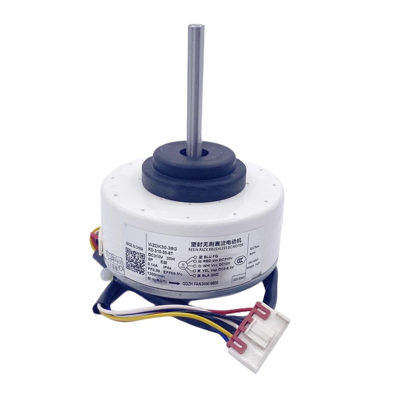 Kompatibel For Klimaanlage, Bürstenloser DC-Lüftermotor WZDK30-38G | Ersatzteile for 30-W-Inverter-Klimaanlagen