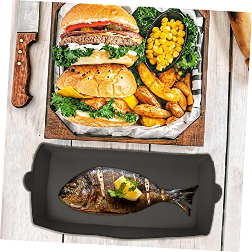 FUNOMOCYA Oven Silicone Baking Tray Non-stick Reusable Pad for Chicken-wings Burgers Fish and More Heat Resistant Oven Accessory