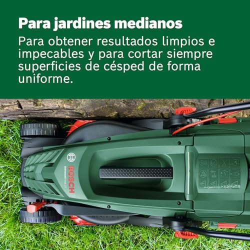 Bosch cortacésped con cable UniversalRotak 37-555 (1400 W de potencia del motor, ancho de corte: 37 cm, cesta colectora de 40 litros, asas Ergoflex) - imagen 3