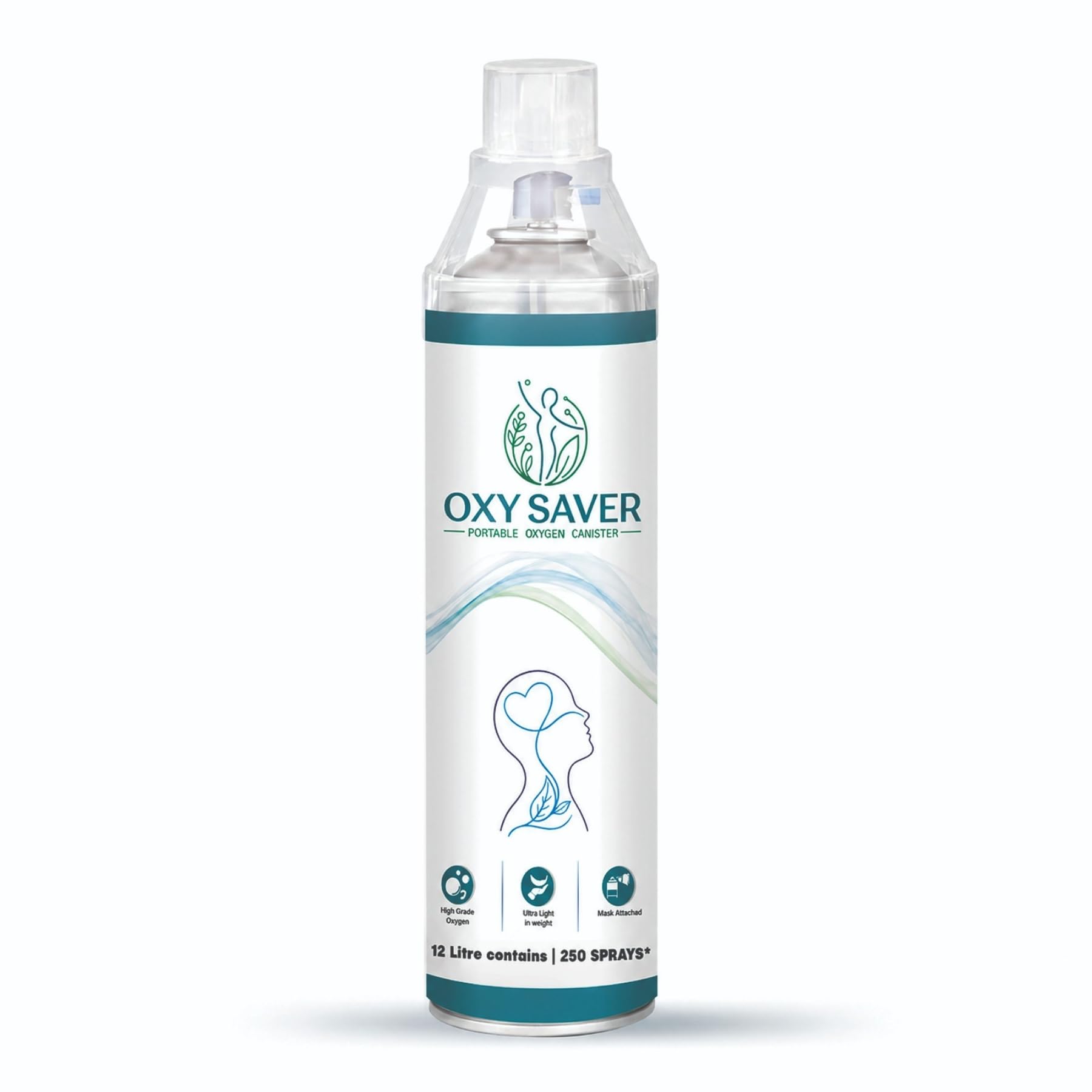 OXYSAVER 12 Litres Portable Oxygen Can - Image 1