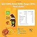 BEAR Fruchtrollen Mango | 100% Natürliche Inhaltsstoffe | Ohne Zusatz von Zucker | Gesunder Snack für Kinder & Erwachsene | 18 Beutel x 20g | 360g