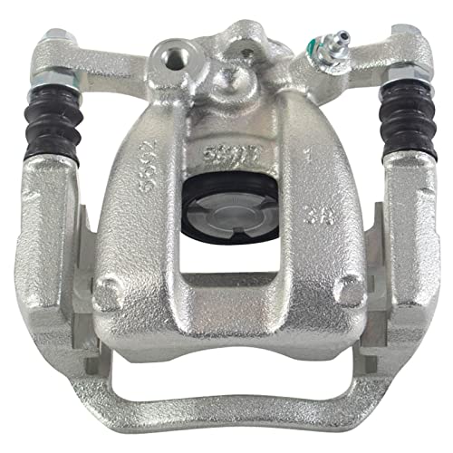 Image of TRQ Rear Left Brake Caliper w /Bracket Drivers Side | For 2017-2019 Buick LaCrosse 2018-2020 Chevrolet Equinox 2016-2018 Malibu 2018-2021 GMC Terrain