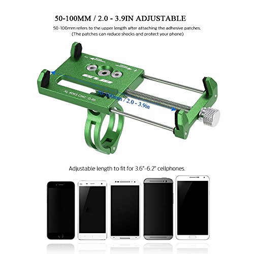 DECDEAL Mountian Bike Phone Mount Universal Celular ajustável para bicicletas Suporte para montagem