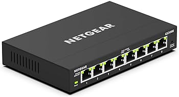 NETGEAR スイッチングハブ ギガ 8ポート プラスチック筐体 ファンレス AC電源アンマネージプラス GS908E-100JPS dwos6rj Amazon | 【メーカ生産終了品】NETGEAR スイッチングハブ ギガ 8