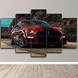 La toile sans cadre est uniquement une impression HD sur la toile 5 pièces. Il y a une bordure blanche de 3 cm sur le bord de chaque toile. Vous pouvez acheter le cadre séparément pour l'installer ou couper le bord blanc et le coller au mur.Si ce n'est pas bon de le faire vous-même, nous vous recommandons fortement d'acheter une photo avec un cadre.