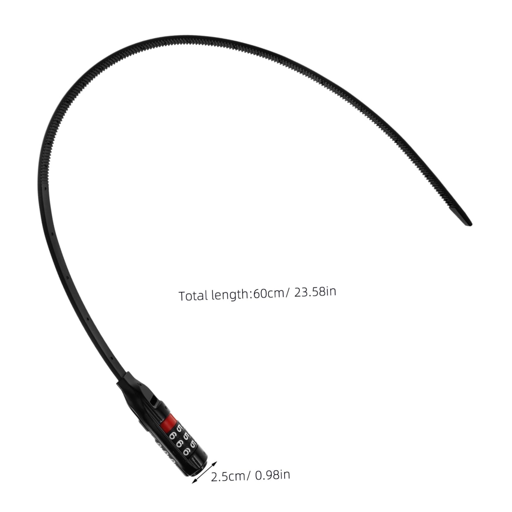 Abaodam Cable Lock for Bicycle Motorcycle and Skateboard Lightweight Combination Lock with Custom Code Quick Locking Mechanism Portable Design for Easy Use and Versatile