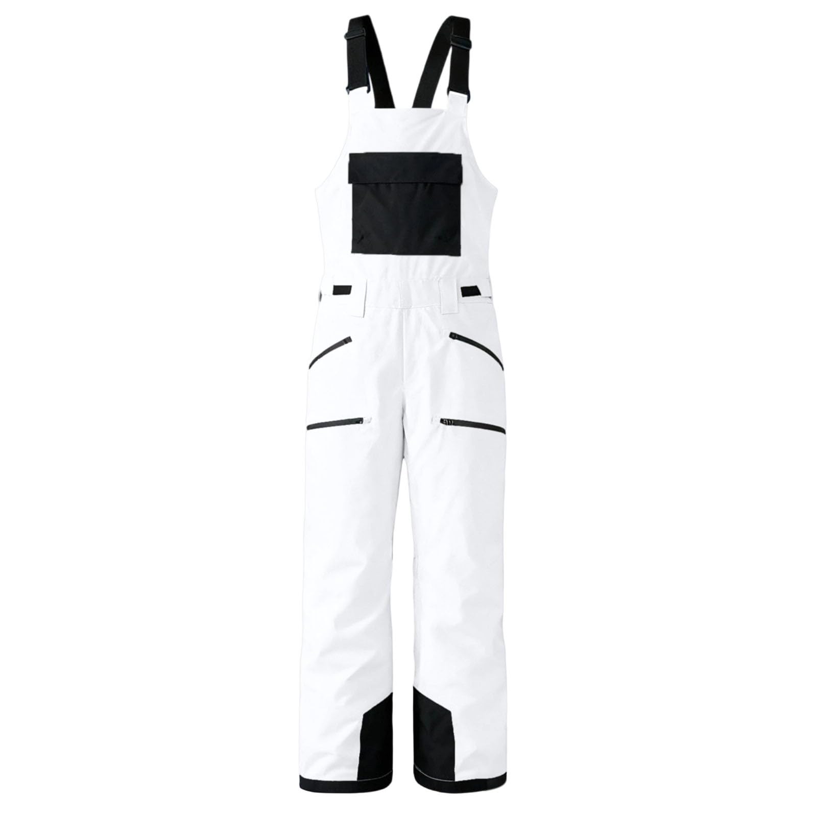 Generisch Pantalones de esquí para mujer, impermeables, pantalones de esquí para mujer, pantalones de softshell holgados, mono de invierno, mono de invierno, pantalones de nieve, pantalones de