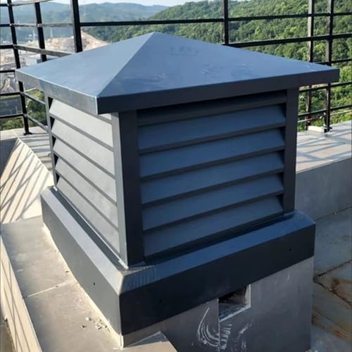 Chapeau de cheminée coupe-vent pour éviter le refoulement d'eau - 7