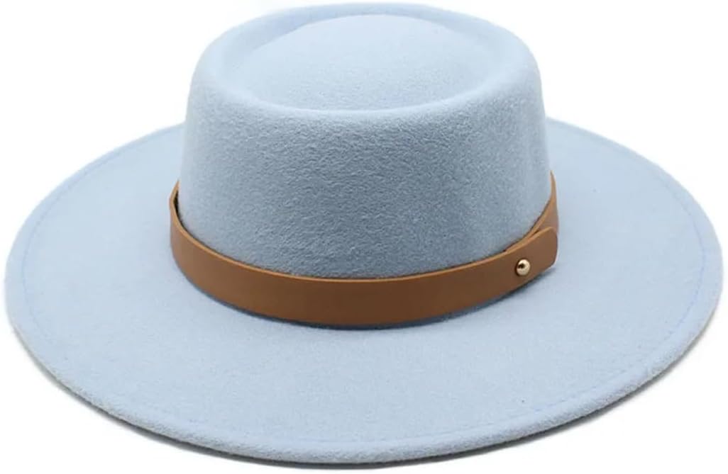 Fedora Hat Panama Felt Hat Women's Jazz Hat Fedora Hat Ladies Hat Men's Flat Top