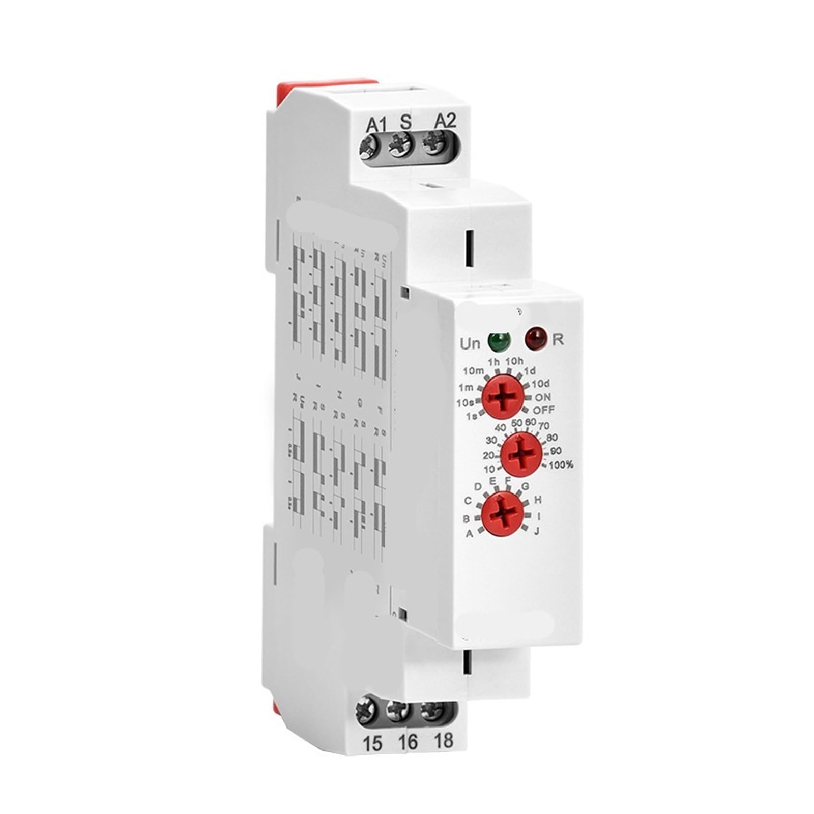 Relé GRT8-M relé temporizador multifuncional con 10 modos de retardo, instalación compacta de riel guía (Size : GRT8-M1 AC220)