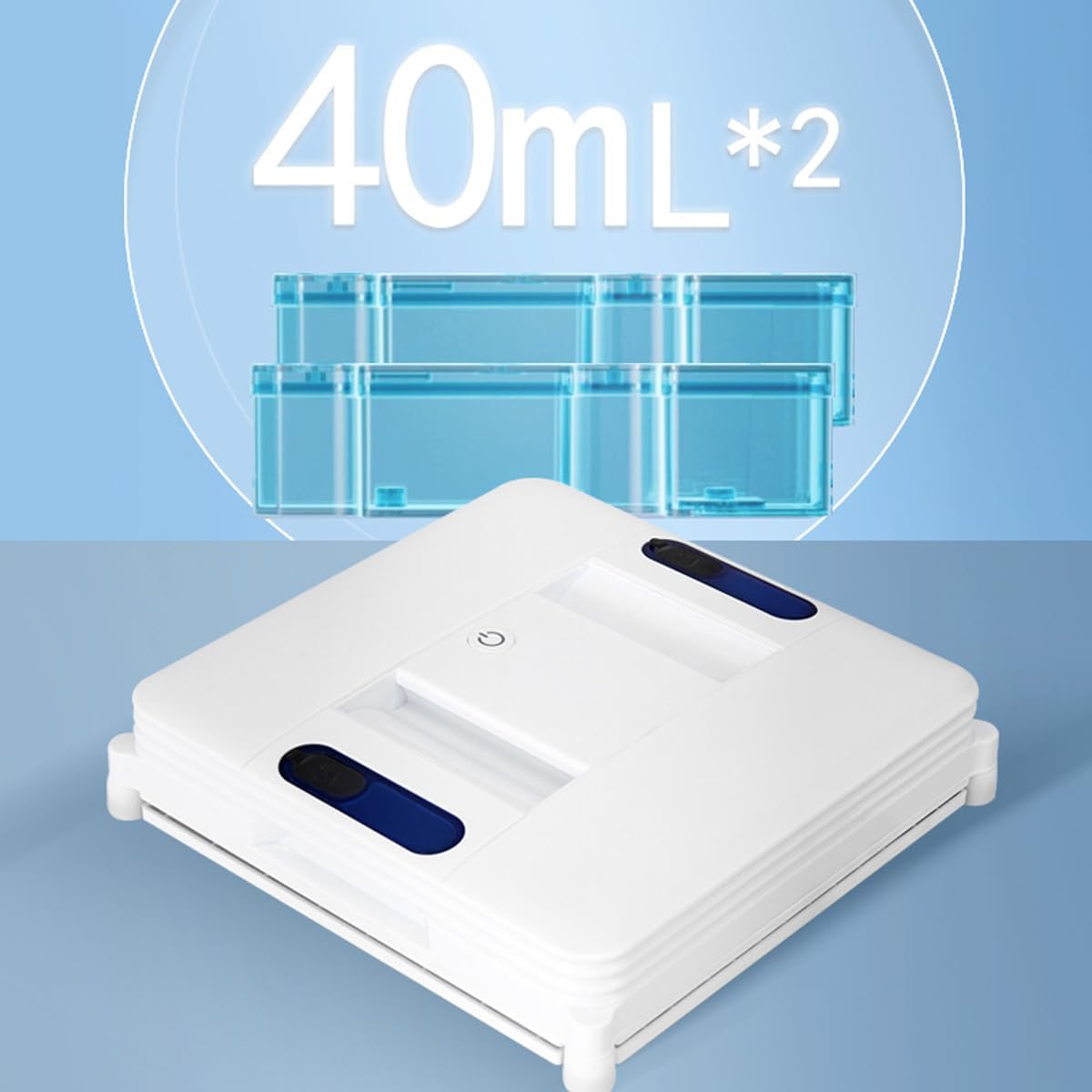 Window Cleaning Robot, Two-Way Water Spray Household Fully Automatic Intelligent Glass Cleaning Machine, 3200Pa Super Suction, Path Planning System, Suitable For Windows And Bathroom Glass Doors