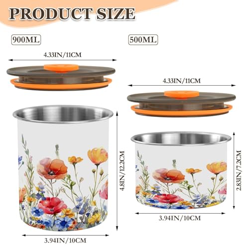 Contenedor Hermético para Café de Acero Inoxidable 30oz miniatura 3