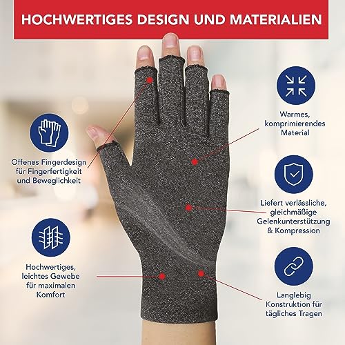Arthrose-Handschuhe von Dr. Arthritis für Komfort und Unterstützung