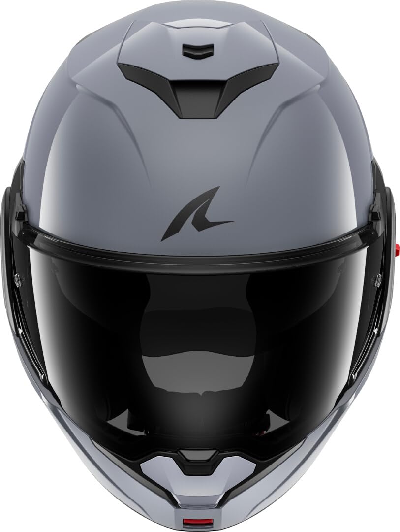 SHARK, Casco Moto Modular OXO Dark Shadow Gun Silver S05, L