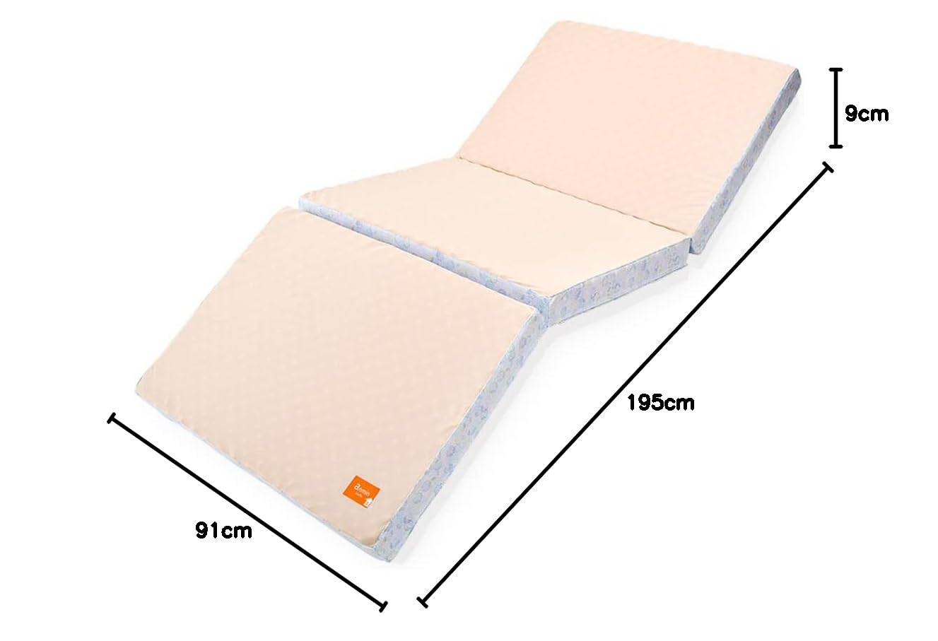 nishikawa 【 西川 】マットレス シングル 三つ折り厚さ9cm 西川リビング スヤラ マットレス 3つ折り 2460-10508 シングル