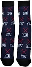WEST HAM UNITED ALL OVER PRINT SOCKS SIZE 8 TO 11 UK NAVY