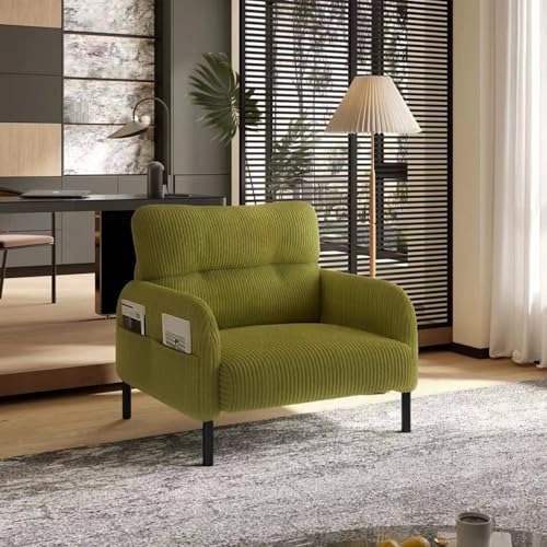 Sillón Plegable Corduroy Verde miniatura 7